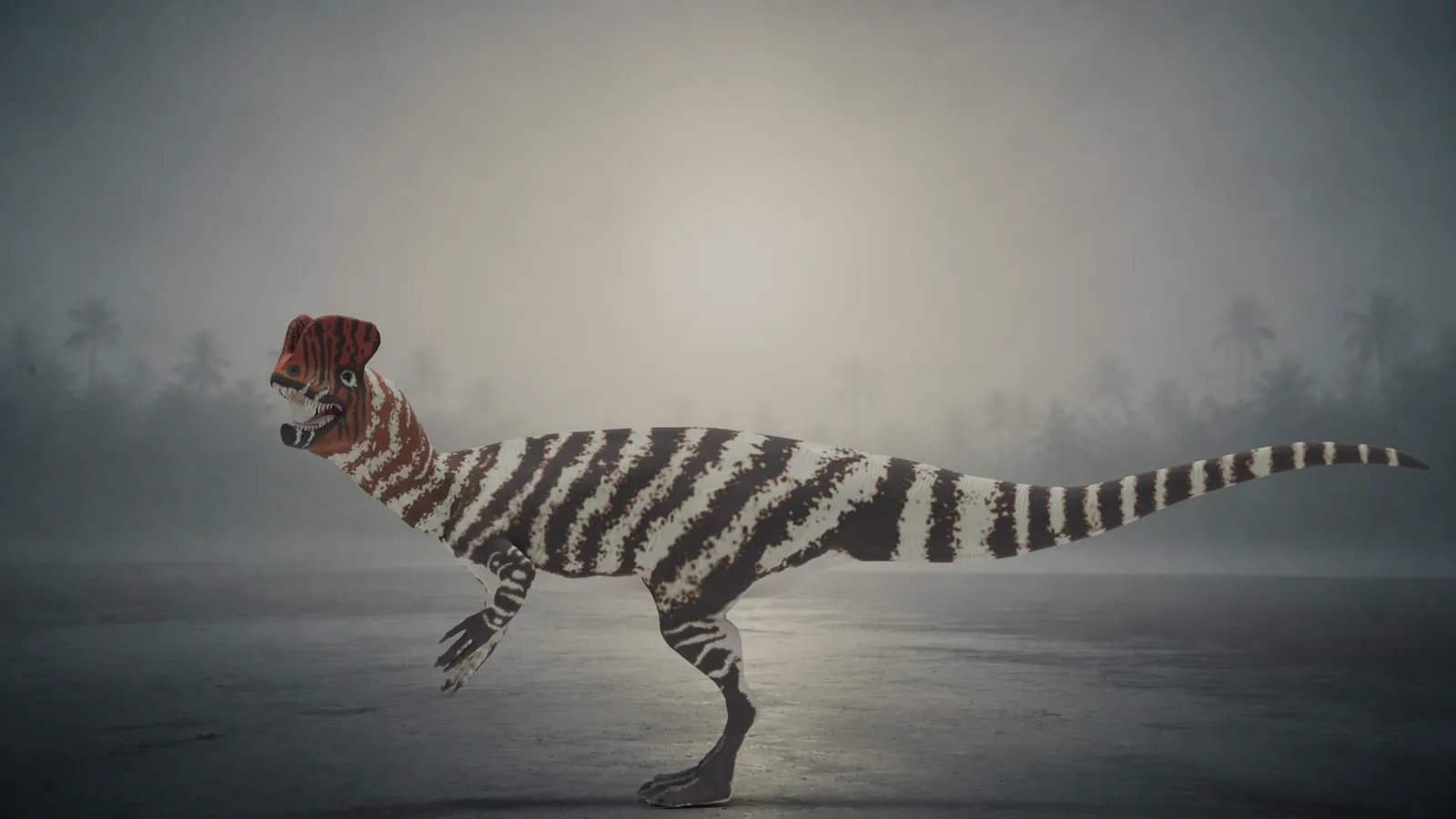 Dilophosaurus render